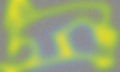 Abstract blended background featuring bright yellow green and grayish purple colors with grain...