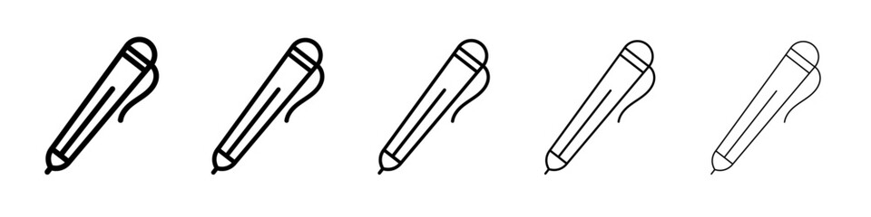 Pen icon simple illustration logo art
