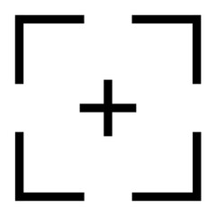 Fototapeta premium 太めのカーソル 鍵カッコ ポインター ベクター素材