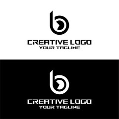 creative letter logo b design vector