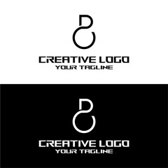 creative letter logo b design vector