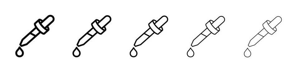 pipette icon simple illustration logo art