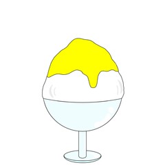 かき氷（レモン）
