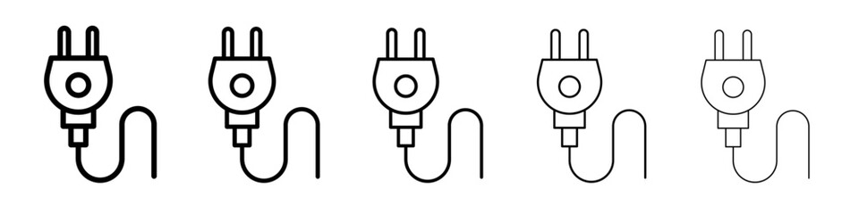 plug icon simple illustration logo art