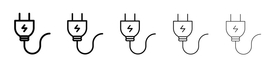 Plug icon simple illustration logo art