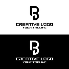 creative letter logo b design vector