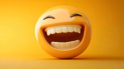Smiley with Big Teeth and Happy Expression