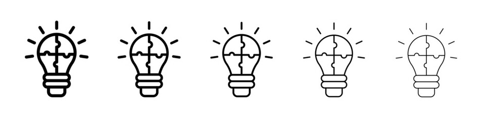 Problem solving skills icon simple illustration logo art