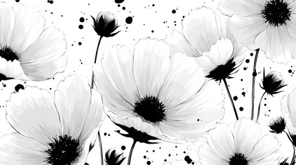 Calm Surroundings: Eclectic Doodle Patterns for Botanical Bliss’ is rephrased as ‘Soothing Atmospheres: Whimsical Doodle Creations for Green-Inspired Harmony