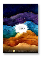 Business brochure template, impasto layered  texture, wedding invitation template, universal background, versatile vector background, creative brochure template, invitation template