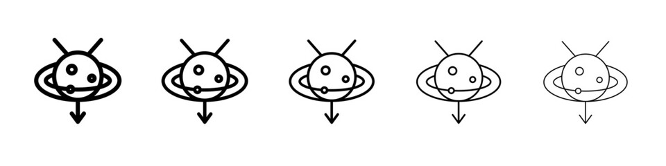 quasar icon simple illustration logo art