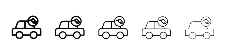 Refueling Car icon simple illustration logo art