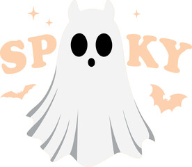 Halloween Spooky Cute Ghost