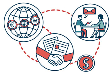 vector illustration of an abstract colorful background