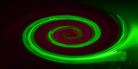 2d illustration Abstract futuristic electronic circuit technology background