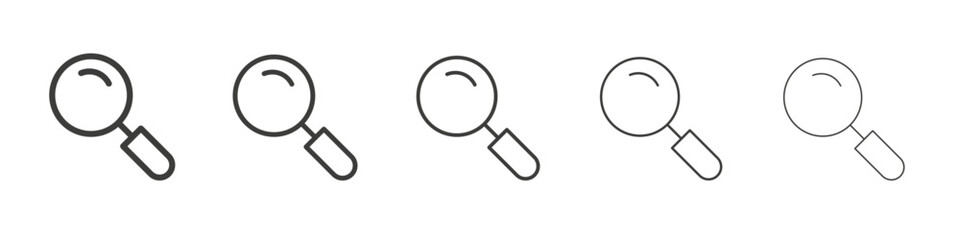 Search icon simple illustration logo art
