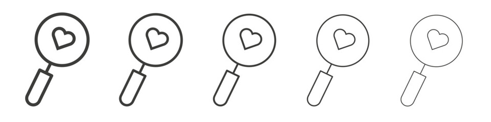 Search icon simple illustration logo art