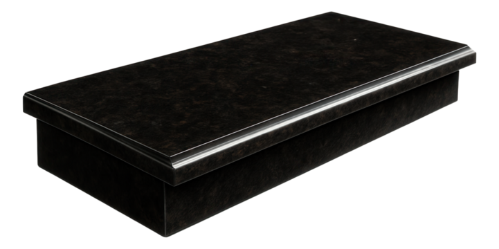 Granite external window sill for a luxurious villa, polished to a high shine and providing a durable and elegant edge.
