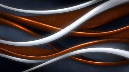The canvas features rust-colored paint streaks intertwined with intricate copper wire, blending abstract art with mixed media components