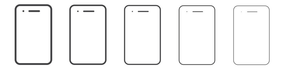 Smart Phone icon simple illustration logo art