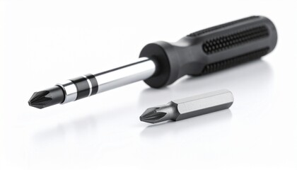 screwdriver on white