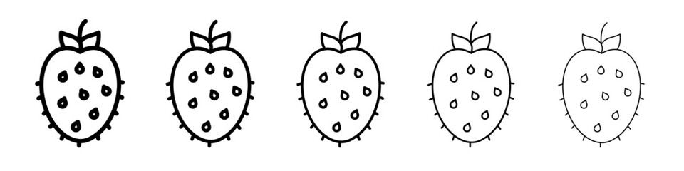Soursop icon simple illustration logo art