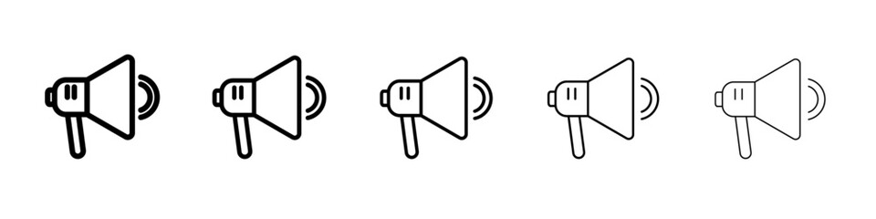 Speaker icon simple illustration logo art