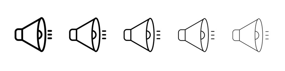 Speaker icon simple illustration logo art