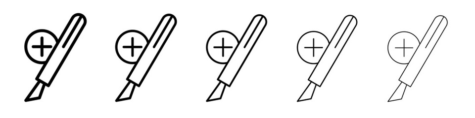 surgery icon simple illustration logo art