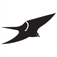 Minimal Falcon Logo Design,  Elegant Silhouette Style Vector Art for Bold Branding, Professional Identity, and Clean, Nature-Inspired Logo Concepts

