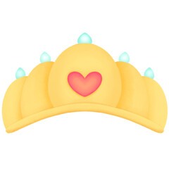 heart with crown