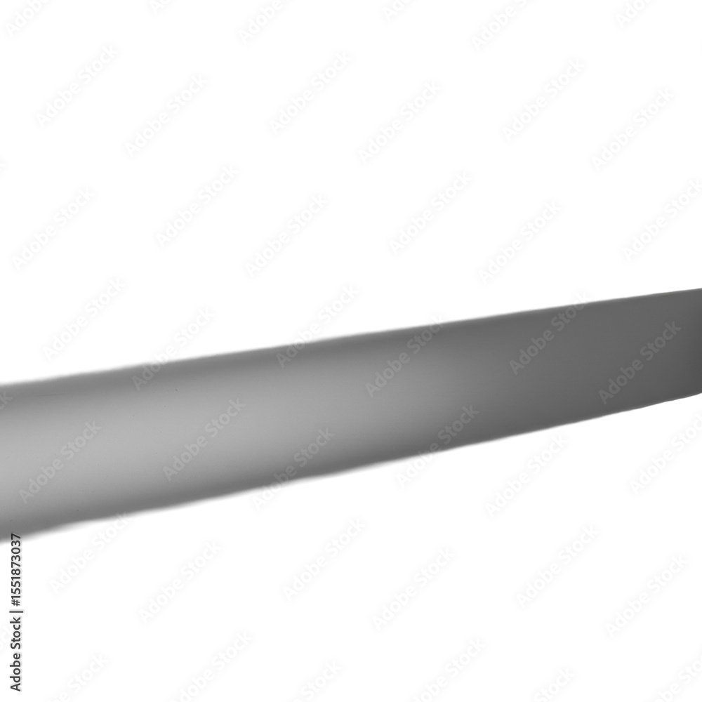 Aufkleber singular, abstract, softly defined black shadow with smooth contour & translucent gradient, fading t