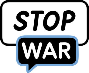 stop war vector outline icon on white or transparent background. Military Solid Editable Icon