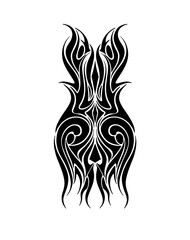 tribal tattoo design for body