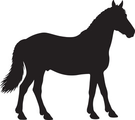 Draft in silhouette pure white background. 