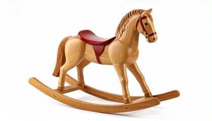 wooden rocking horse