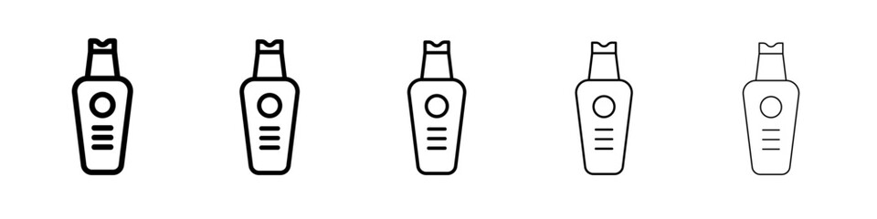 Fototapeta premium Ultrasonic face skin scrubber icon simple illustration logo art