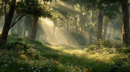 Fototapeta premium The fairyland-like natural scenery