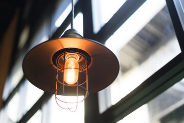 lamp on the wall