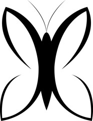 butterfly logo creative design animal illustration vector