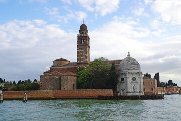 San Michele cemetery in Venice, Italy