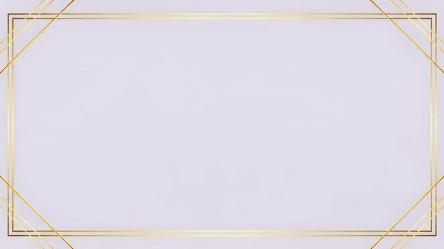 Lavender indian wedding background with gold border and center space