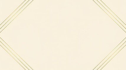 Ivory indian wedding background with diagonal gold border lines