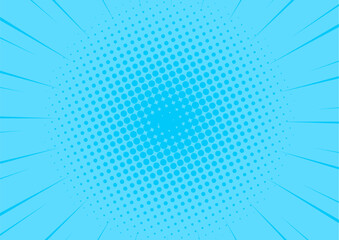 ハーフトーンのサンバーストの背景イラスト素材　集中線　halftone sunburst background	