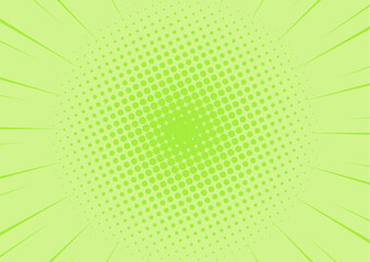 ハーフトーンのサンバーストの背景イラスト素材　集中線　halftone sunburst background	