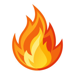 fire flames vector illustration