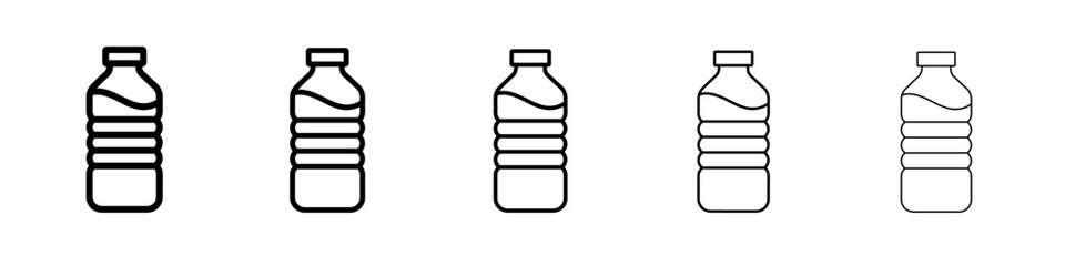 water bottle icon simple illustration logo art