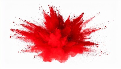 red ink splat
