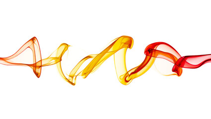 Abstract Isolated PNG Smoke Wave Design on Transparent Background