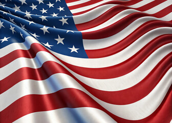 Fototapeta premium flag of united states